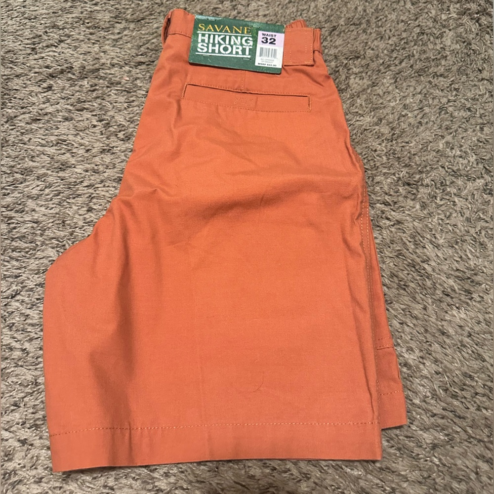 Savane Orange Hiking Shorts